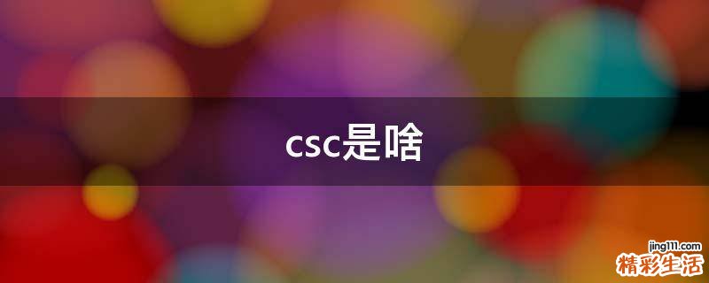csc是啥