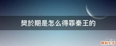樊於期是怎么得罪秦王的