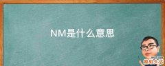 NM是什么意思