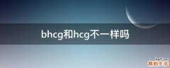 bhcg和hcg不一样吗