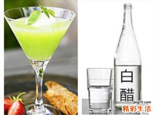 冬瓜汁和白醋能祛斑吗