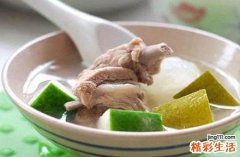 冬瓜煲汤要不要去皮