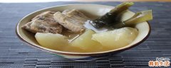 冬瓜排骨汤的功效与作用