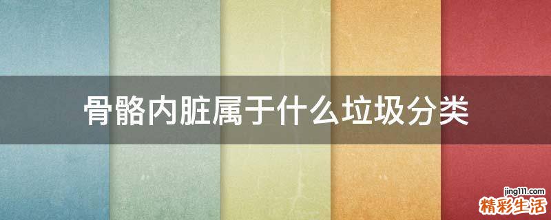 骨骼内脏属于什么垃圾分类