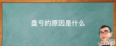 盘亏的原因是什么