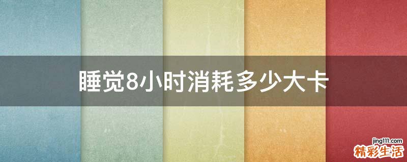 睡觉8小时消耗多少大卡