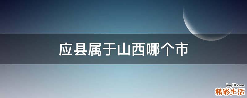 应县属于山西哪个市
