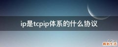 ip是tcpip体系的什么协议