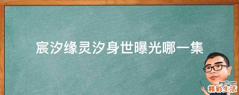 宸汐缘灵汐身世曝光哪一集