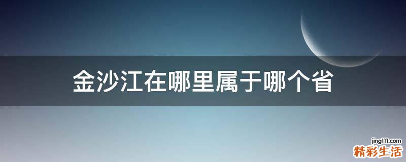 金沙江在哪里属于哪个省