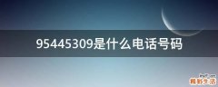 95445309是什么电话号码