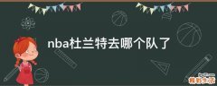 nba杜兰特去哪个队了