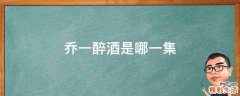 乔一醉酒是哪一集