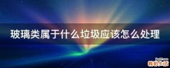 玻璃类属于什么垃圾应该怎么处理