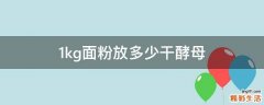 1kg面粉放多少干酵母
