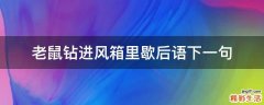 老鼠钻进风箱里歇后语下一句
