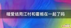 暖爱结局江村和霍栀在一起了吗