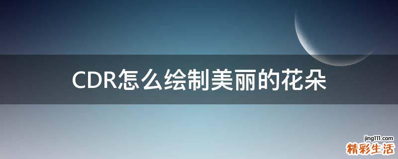 CDR怎么绘制美丽的花朵