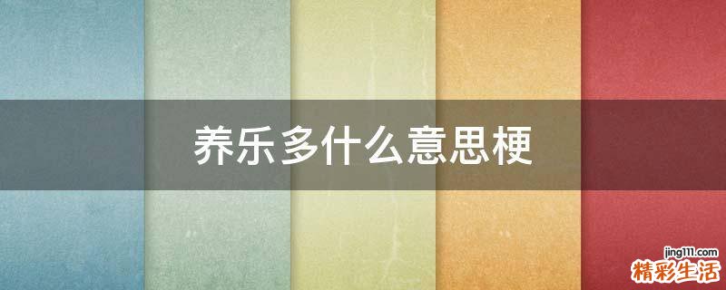 养乐多什么意思梗