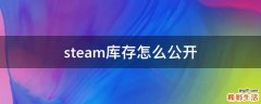 steam库存怎么公开