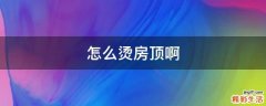 怎么烫房顶啊