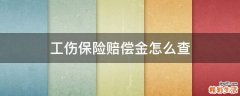 工伤保险赔偿金怎么查