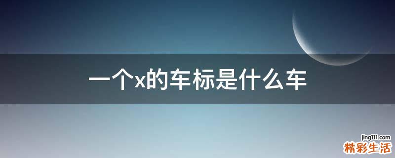 一个x的车标是什么车