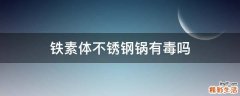 铁素体不锈钢锅有毒吗