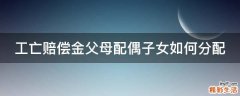 工亡赔偿金父母配偶子女如何分配