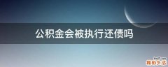 公积金会被执行还债吗