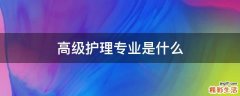 高级护理专业是什么
