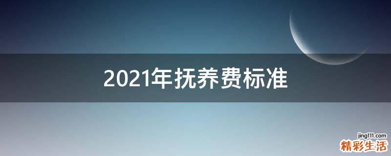 2021年抚养费标准
