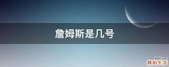 詹姆斯是几号