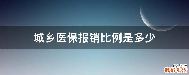 城乡医保报销比例是多少