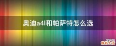 奥迪a4l和帕萨特怎么选