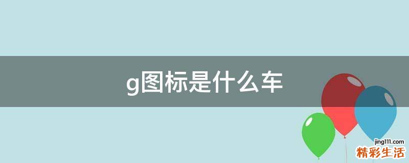g图标是什么车