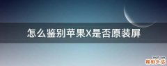 怎么鉴别苹果X是否原装屏
