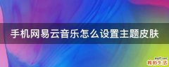 手机网易云音乐怎么设置主题皮肤