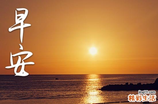 早安火爆全网的句子