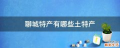 聊城特产有哪些土特产