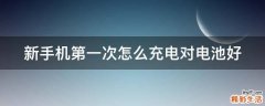 新手机第一次怎么充电对电池好