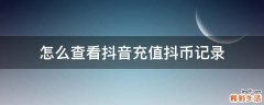 怎么查看抖音充值抖币记录