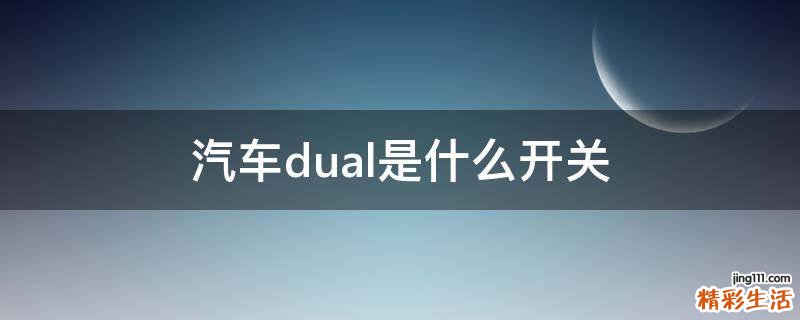 汽车dual是什么开关