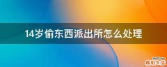 14岁偷东西派出所怎么处理