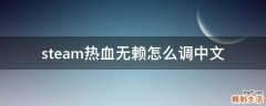 steam热血无赖怎么调中文