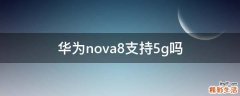 华为nova8支持5g吗