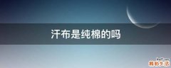 汗布是纯棉的吗