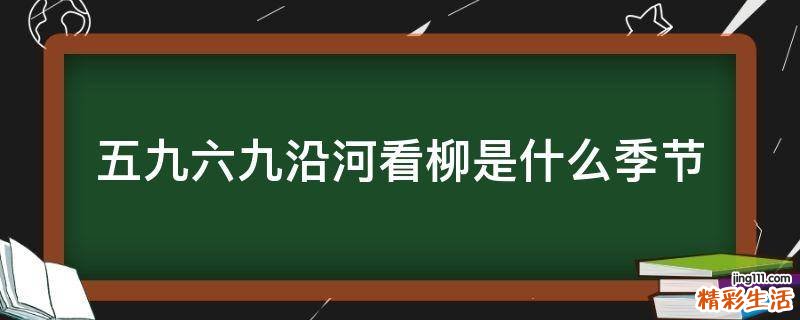 五九六九沿河看柳是什么季节