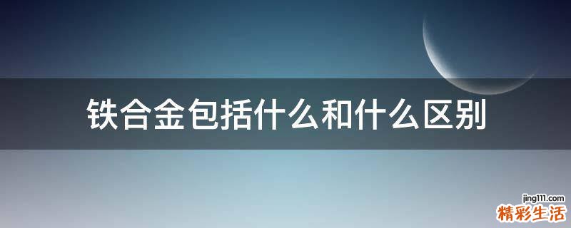铁合金包括什么和什么区别