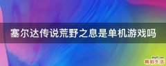 塞尔达传说荒野之息是单机游戏吗